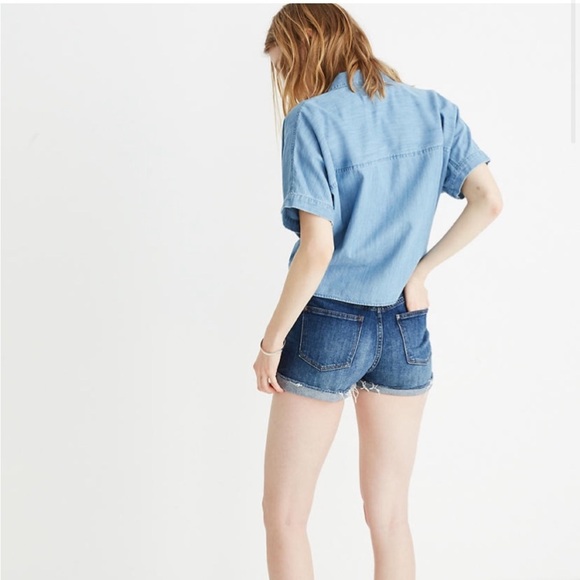 Madewell high rise denim shorts - Picture 7 of 8